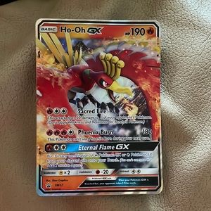 Ho-Oh GX Pokémon card